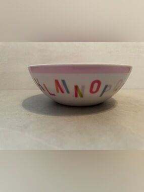 Pottery Barn Kids Melamine Bowl ABCs Theme